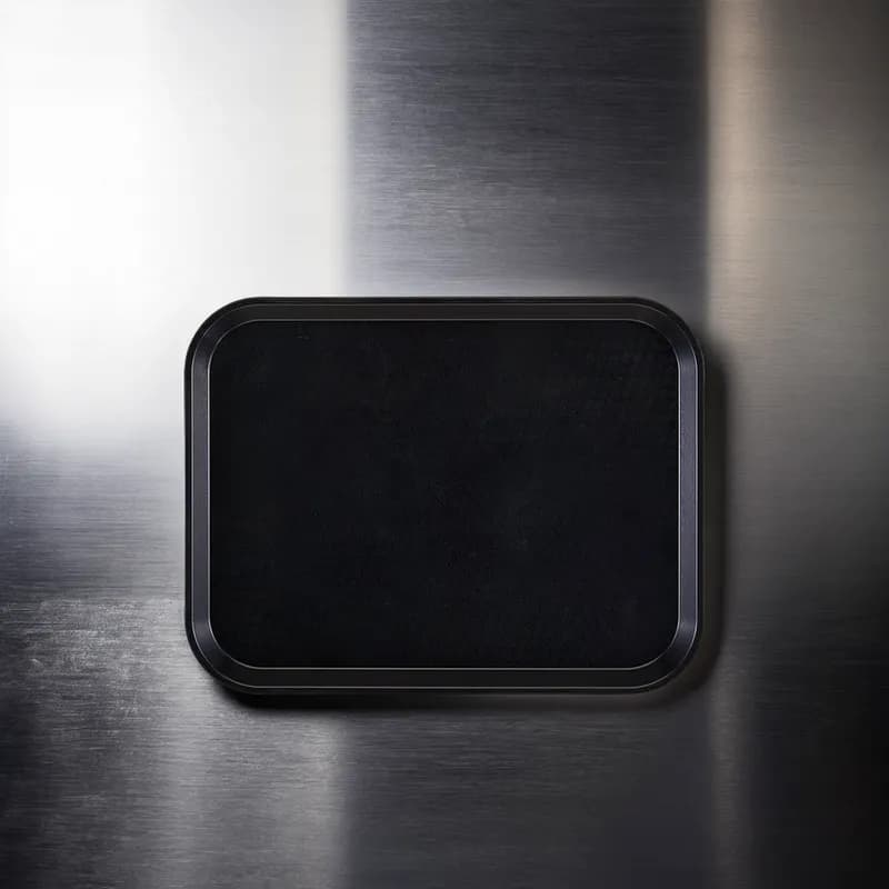 Cafeteria Tray 12X16 IN Black Dishwasher Safe Stackable 1/Each