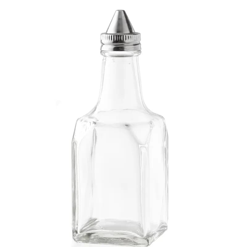 Cruet 6 OZ Glass Square 1/Each
