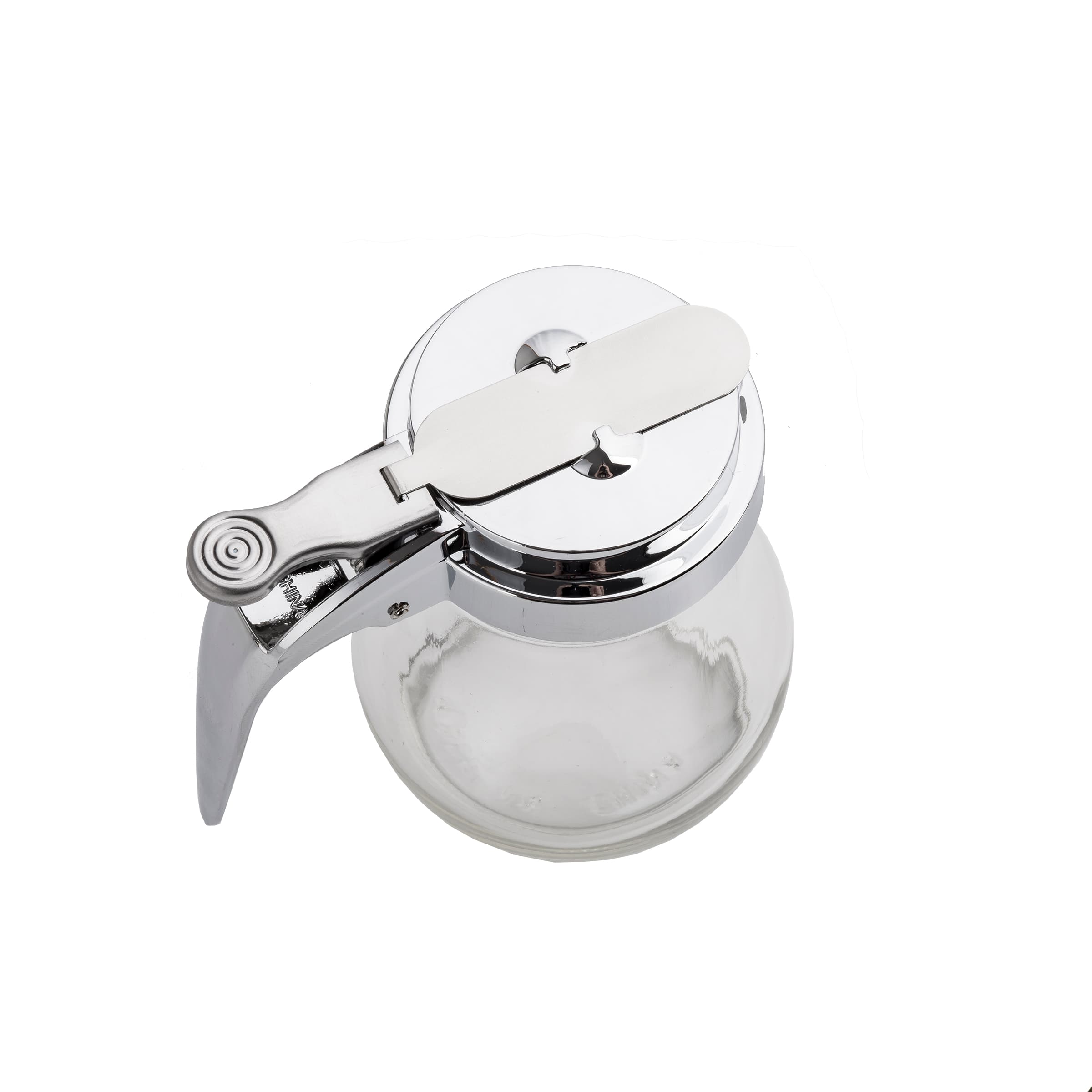 Syrup Jar 6 OZ Glass Teardrop 1/Each