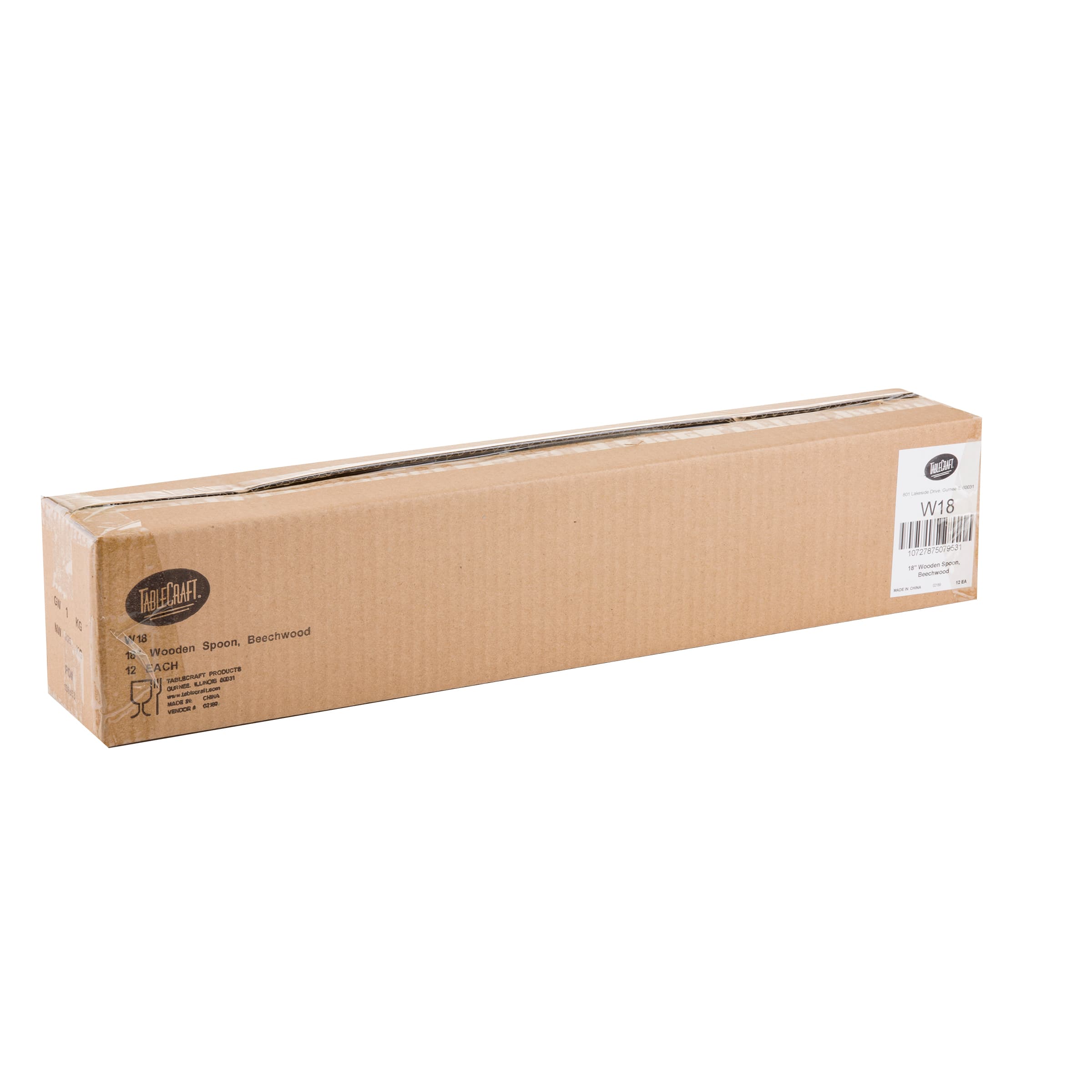 Spoon 18X2.125 IN Beech Economy Hand Wash 1/Each
