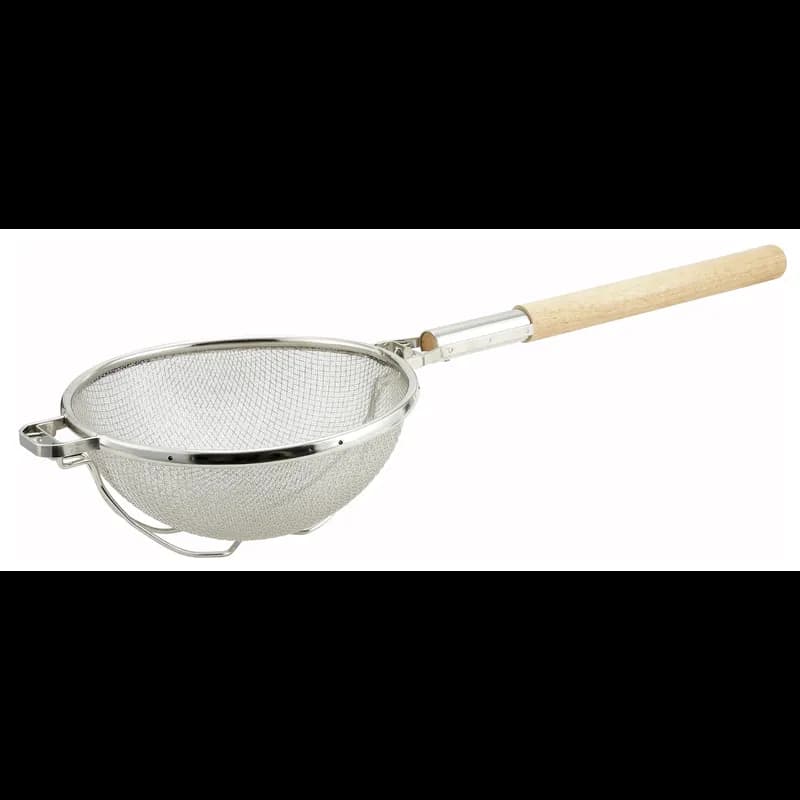 Strainer Steel Mesh Double Mesh Round Handle 1/Each