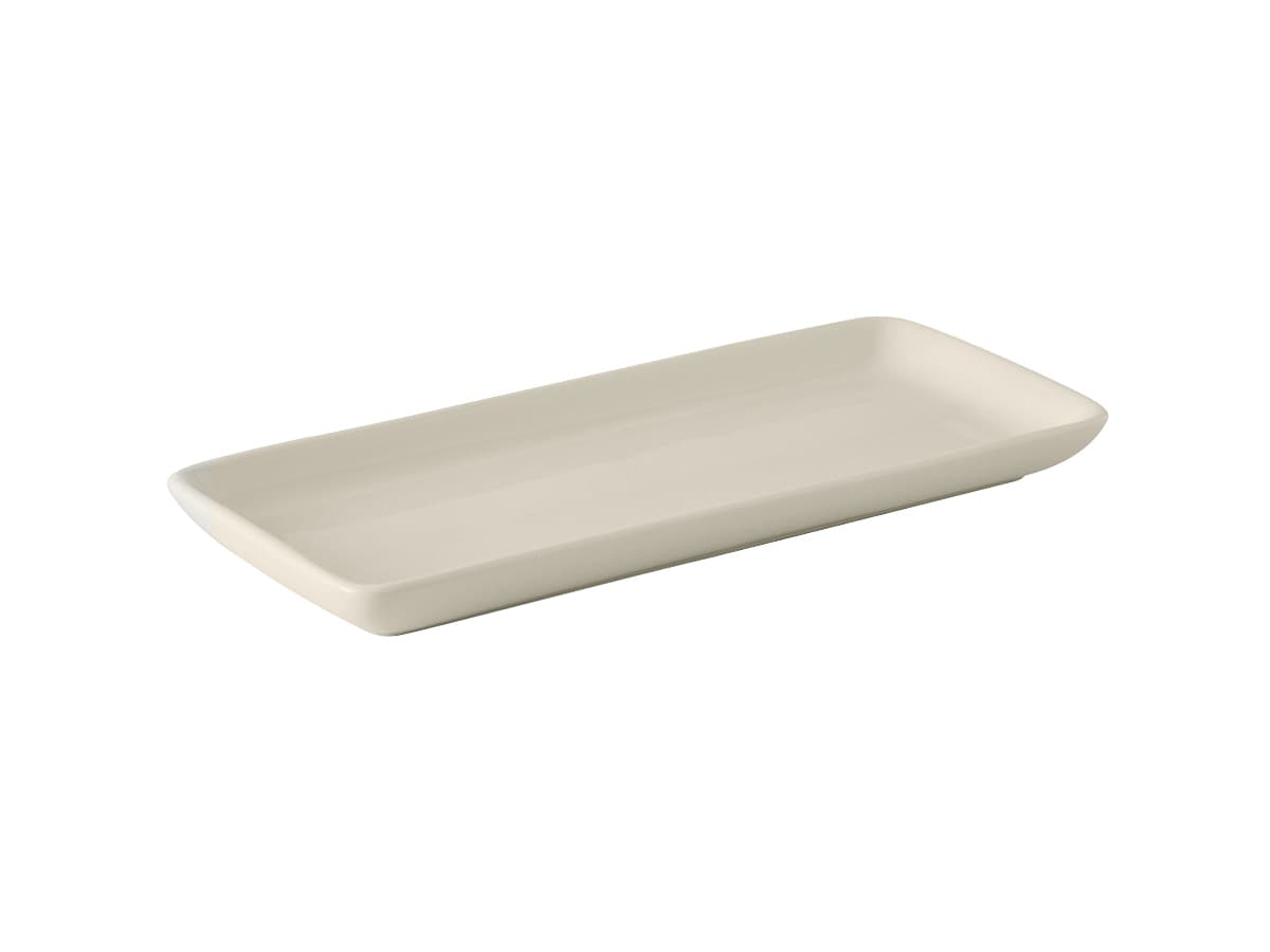 Tray 11.5X5 IN China Eggshell Rectangle Fully Vitrified Oven Safe Dishwasher Safe Microwave Oven Safe 12/Case