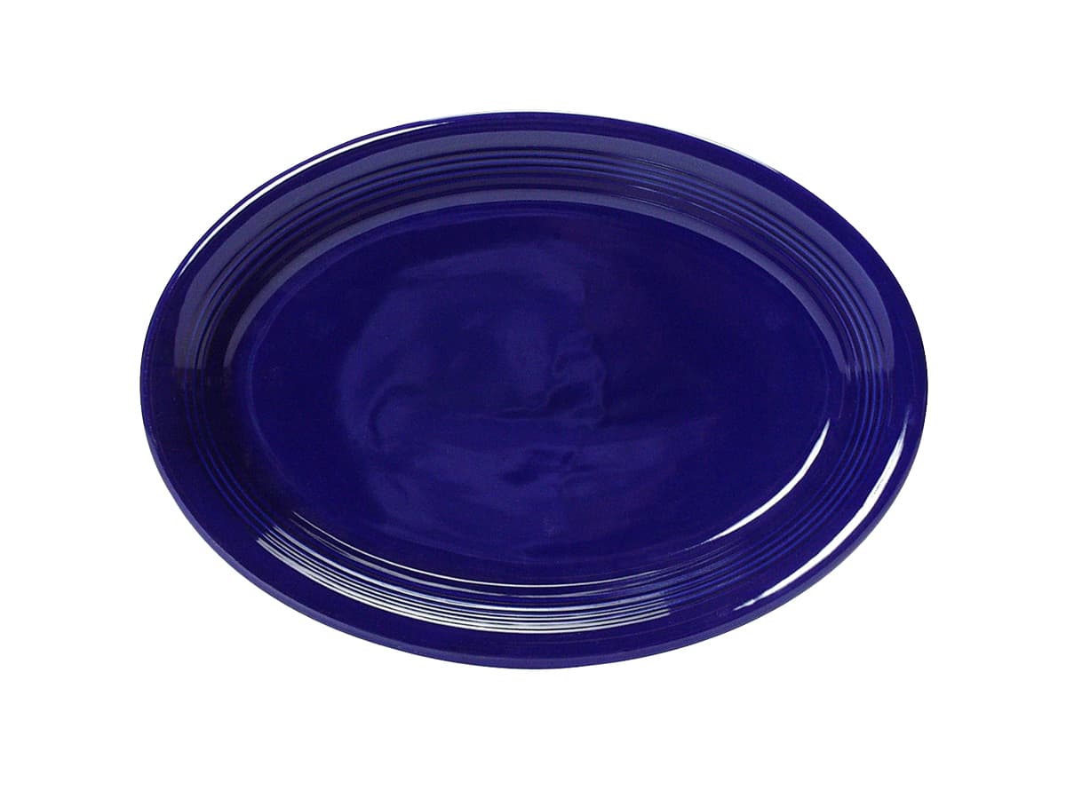 Concentrix Platter 11.5X8.75 IN China Cobalt Oval Coupe Fully Vitrified 12/Case