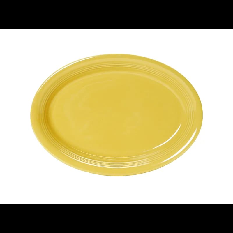 Concentrix Platter 11.5X8.75 IN China Saffron Oval Coupe Fully Vitrified 12/Case