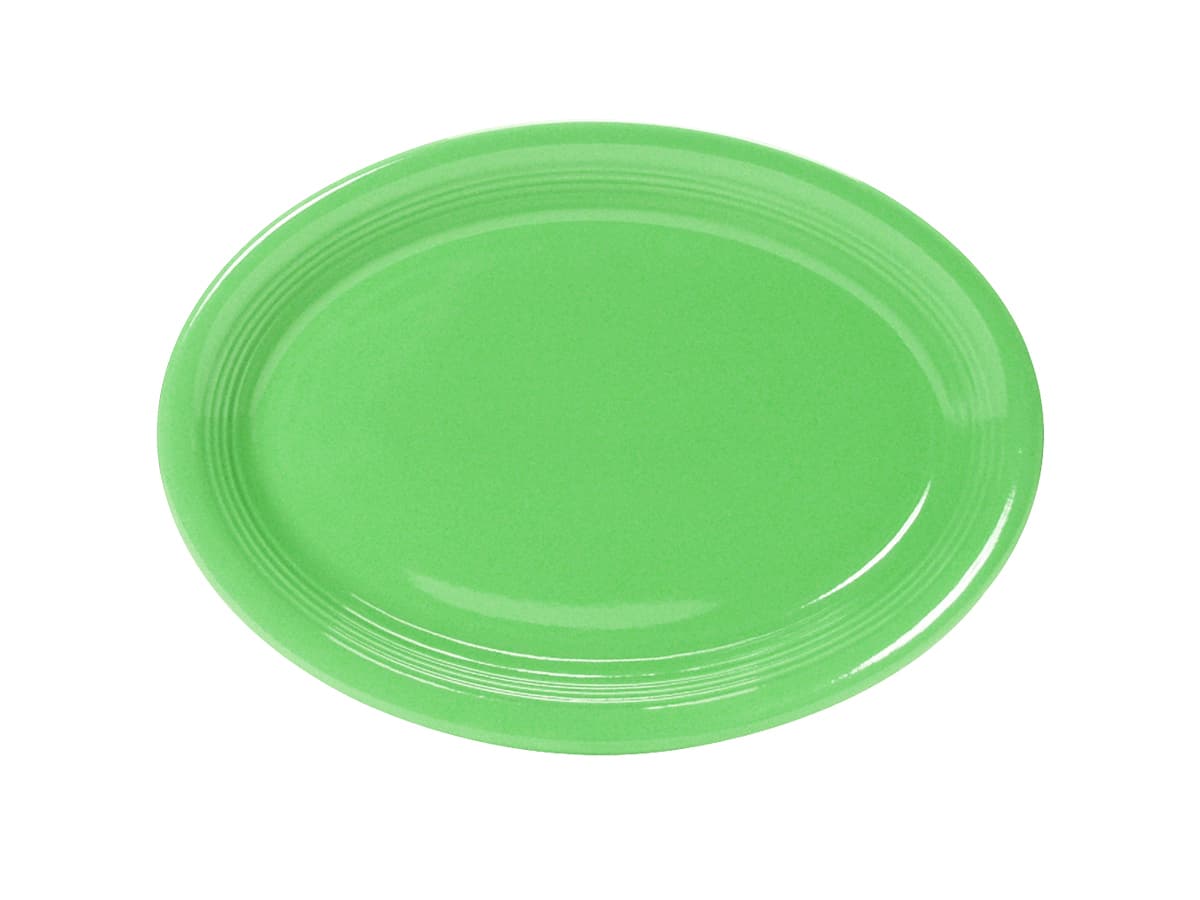 Concentrix Platter 11.5X8.75 IN China Cilantro Oval Coupe Fully Vitrified 12/Case