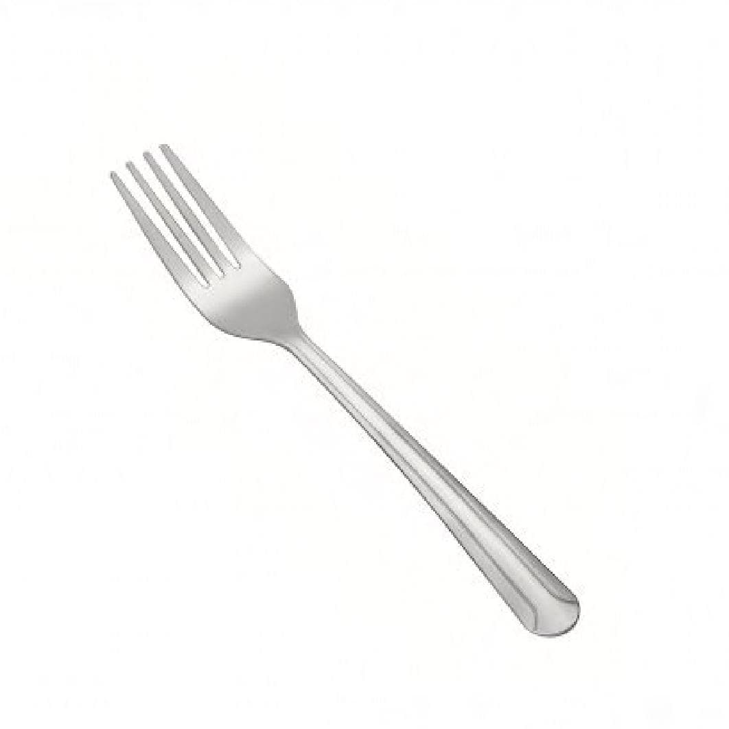 Dominion Dinner Fork 7.13 IN 18/0 Stainless Steel Medium Weight Silver Frost Finish 12/Pack
