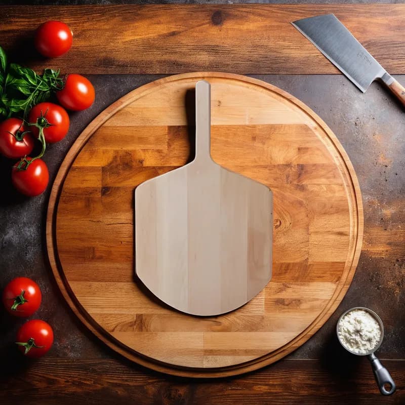 Pizza Peel 16X18 IN Wood Short Handle 1/Each