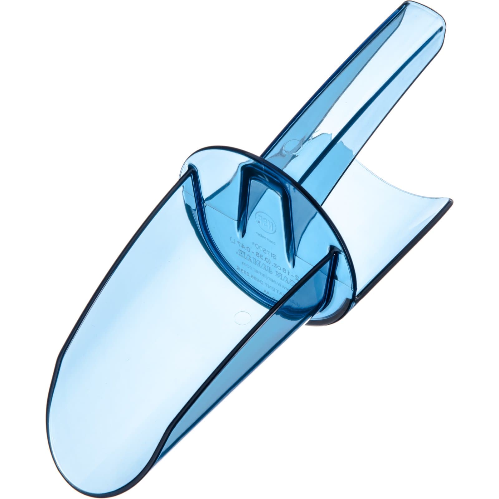Scoop 16 OZ PC Blue Ergonomic Handle Tapered Chute 1/Each