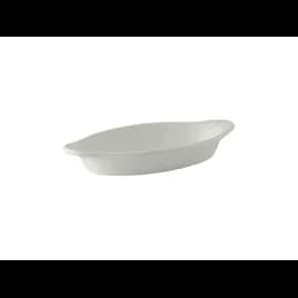 Welsh Rarebit 8.125 IN 8 OZ China White Oval Fully Vitrified Oven Safe Dishwasher Safe Microwave Oven Safe 12/Case