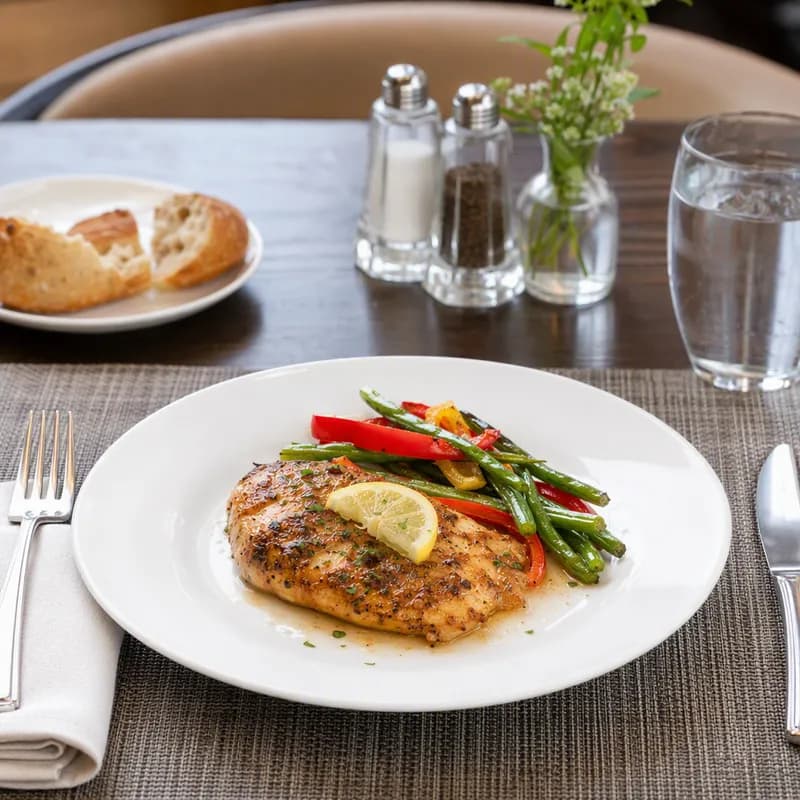 Florence Coupe Plate 10.25 IN China Porcelain White Round Fully Vitrified Dual Ovenable Dishwasher Safe 12/Case