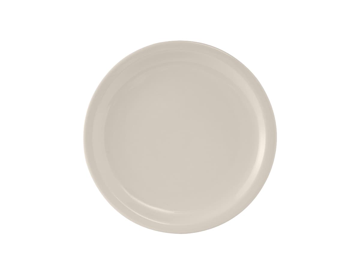 Nevada Plate 7.25 IN China Eggshell Round Narrow Rim Fully Vitrified 36/Case