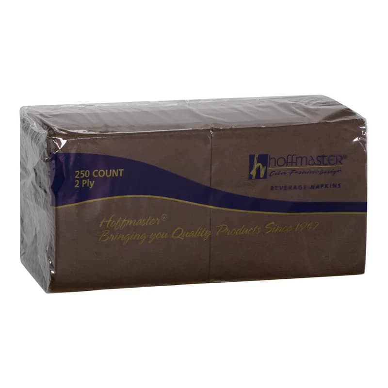 Beverage Napkins 10X10 IN Chocolate 1000/Case