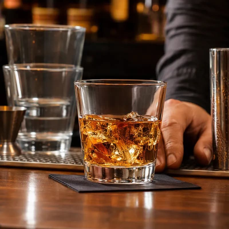 Arcoroc Double Old Fashioned 12 OZ Tempered Glass Stackable 12/Case