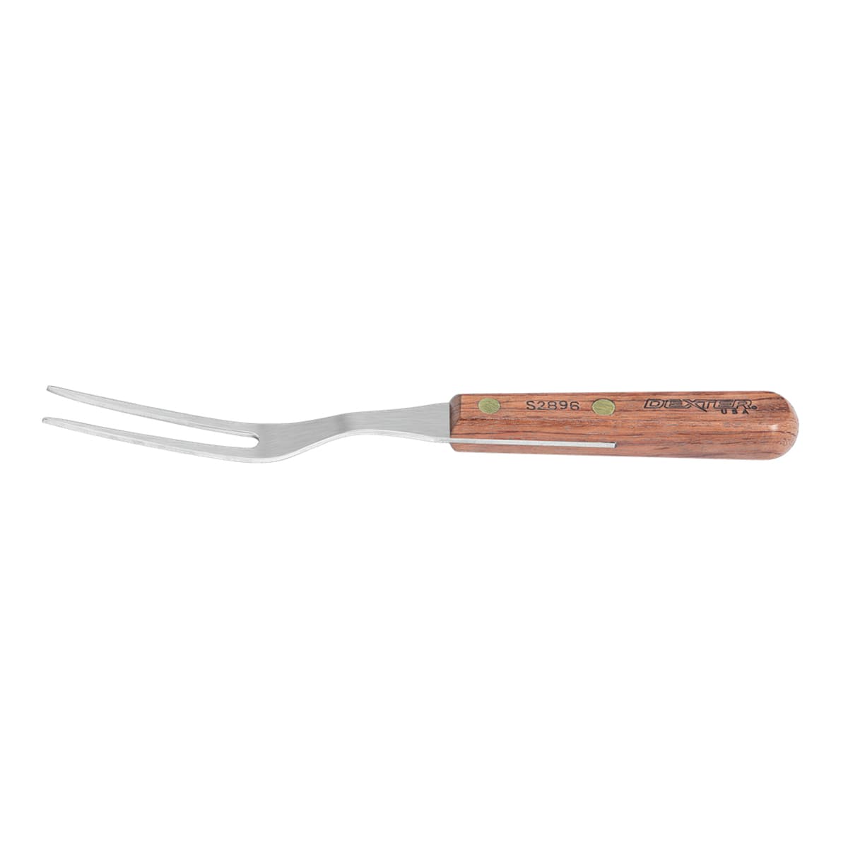 Meat Carving Fork 10.5 IN Carbon Steel Rosewood 1/Each