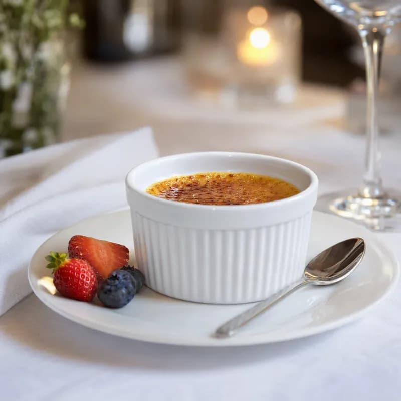 Ramekin 3.5 IN 6 OZ Porcelain White 1/Each