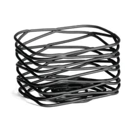 Sugar Packet Holder 3.25X2.25X2 IN Powder Coated Steel Black Artisan Rectangle Caddy Dishwasher Safe 1/Each