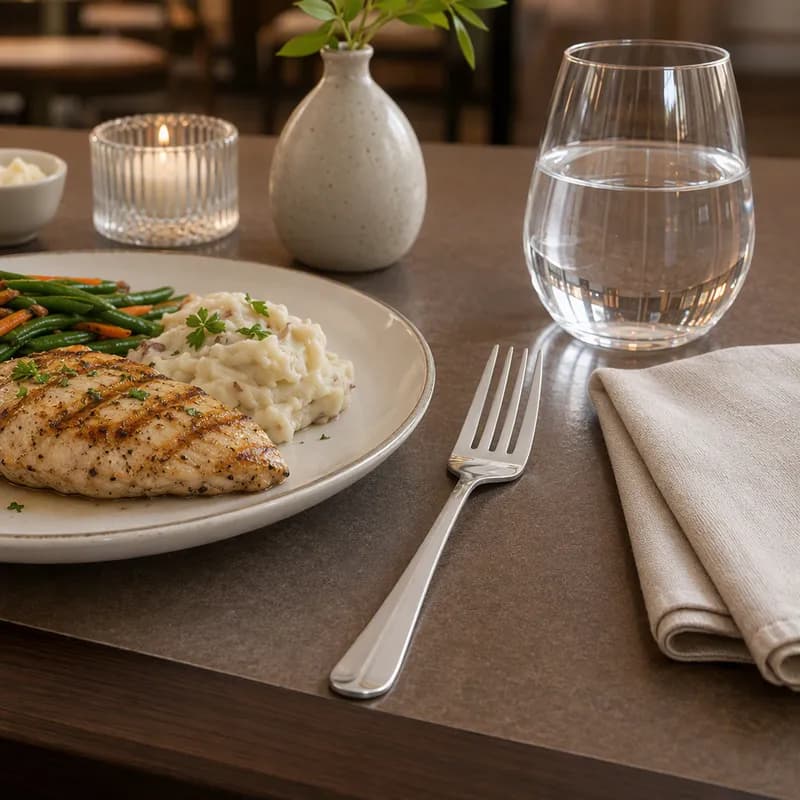 Dinner Fork 7.5 IN 18/0 Stainless Steel Heavyweight Lafayette 12/Pack
