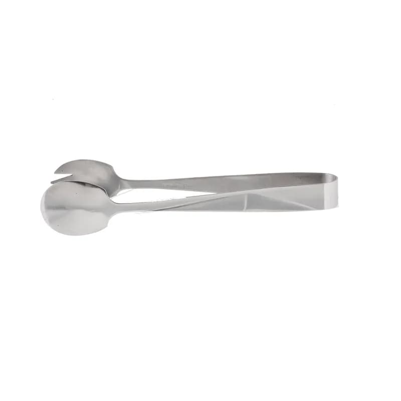 Pastry Serving Tongs 7.5 IN 18/8 Stainless Steel Dishwasher Safe 1/Each