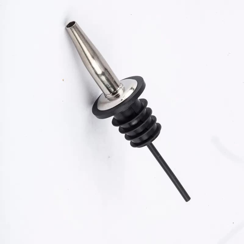 Cap 1.88X1.88X4.75 IN 18/8 Stainless Steel Silver For Oil & Vinegar Bottle Pour Spout Universal 1/Each