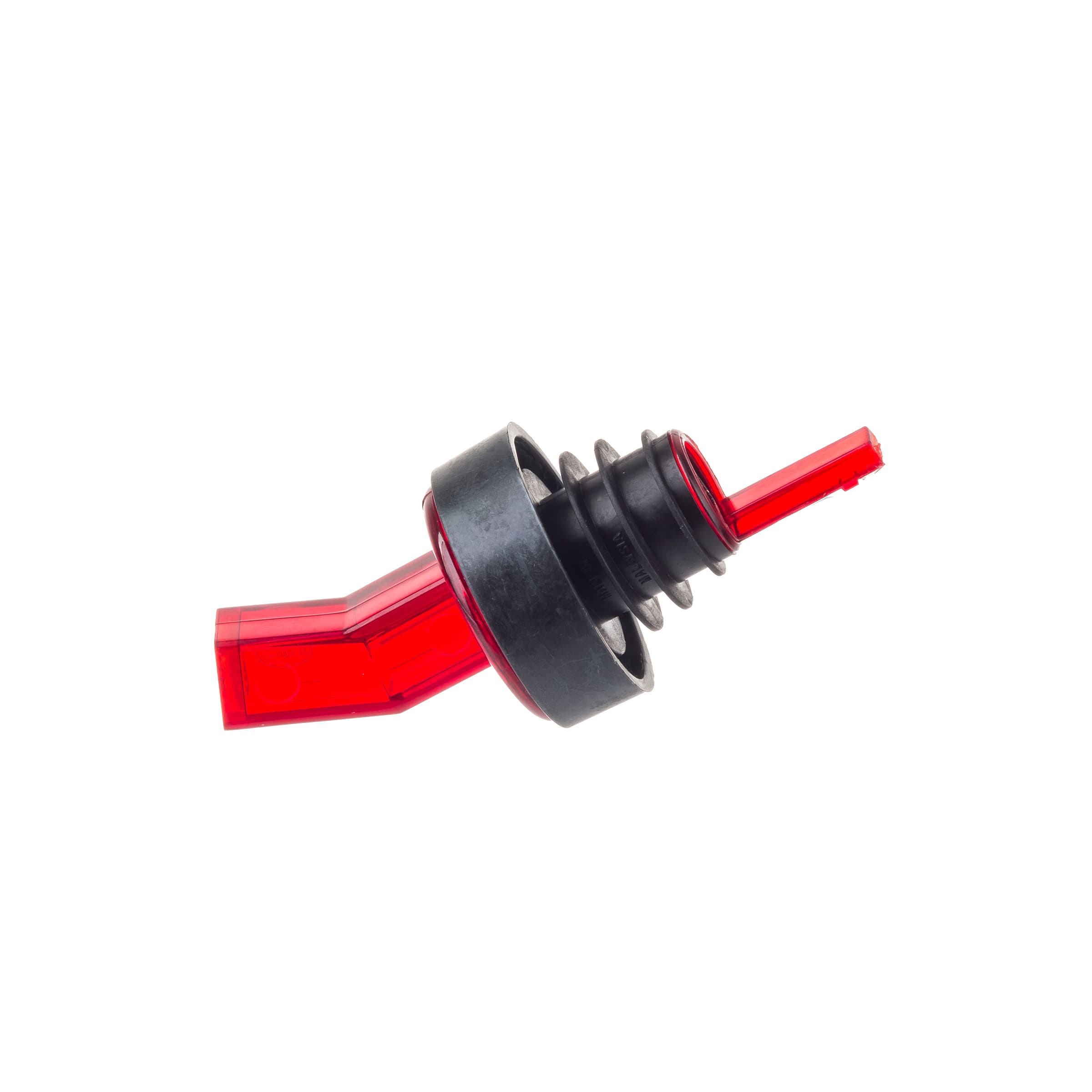 Screen Em™ Liquor Pourer 1.32X1.32X3.2 IN SAN Red Dishwasher Safe 12/Pack