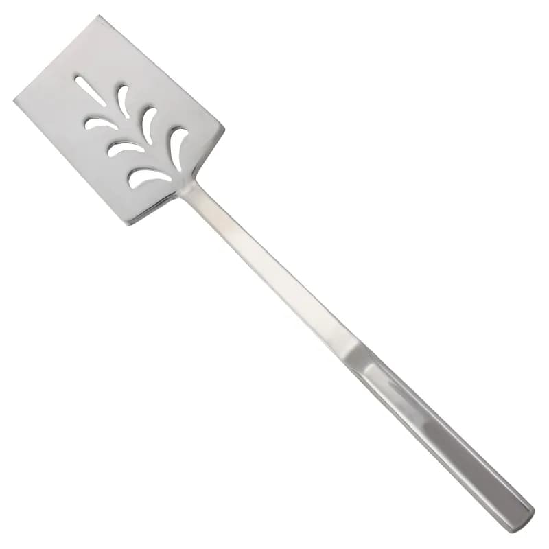 Hamburger Turner 14.38X3.25X0.75 IN Stainless Steel Perforated 1/Each