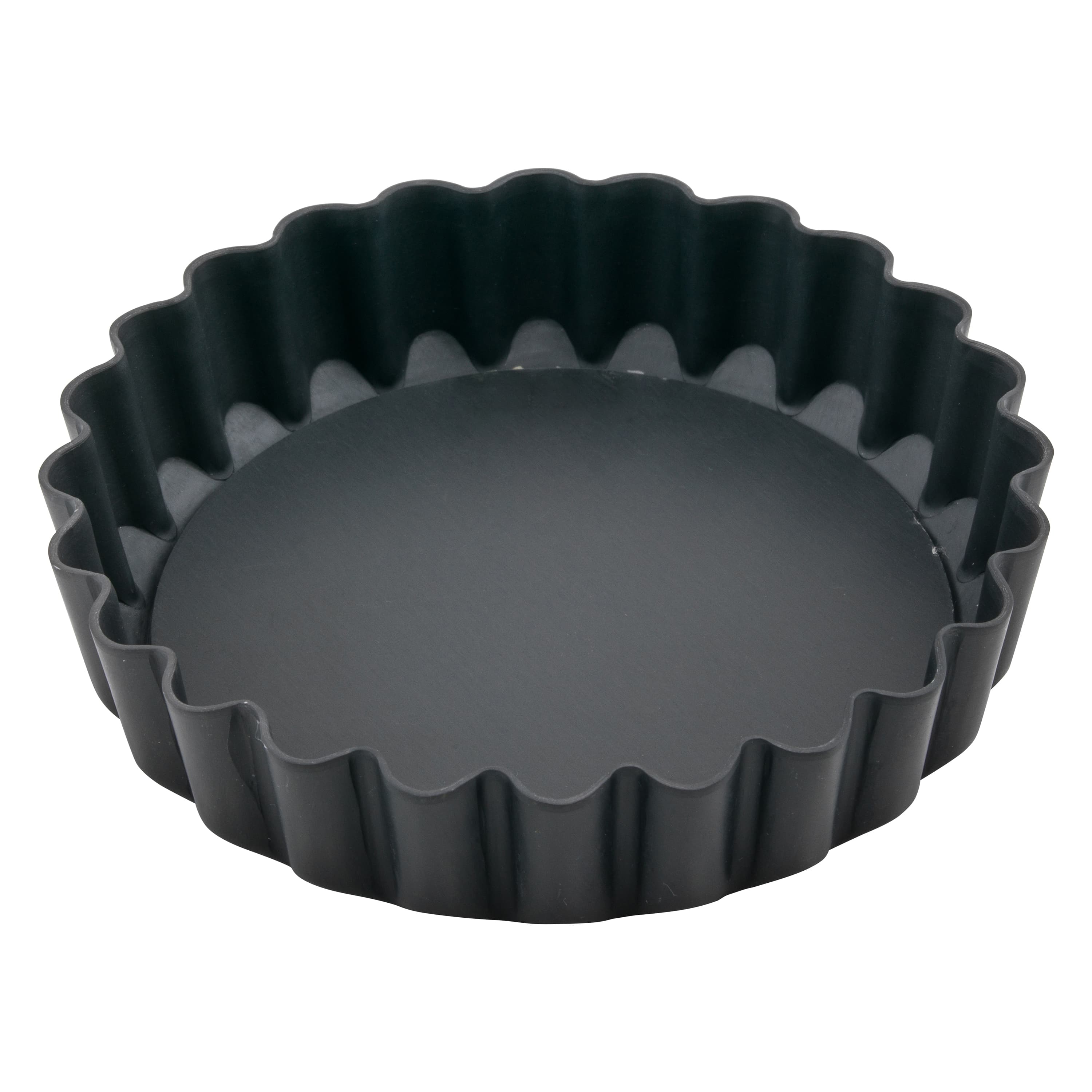 Quiche & Tart Pan 4X0.75 IN Aluminized Carbon Steel Non-Stick 1/Each