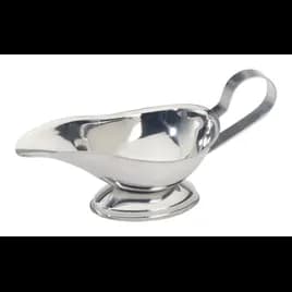 Gravy & Sauce Boat 6.125X2.875X2.75 IN 3 OZ Stainless Steel 1/Each