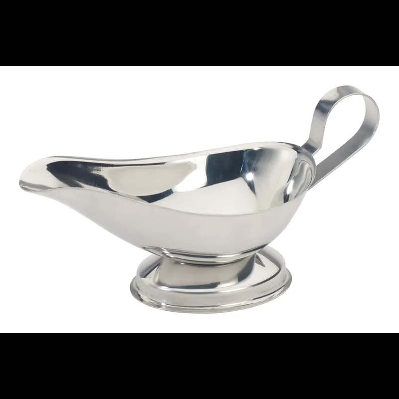 Gravy & Sauce Boat 7X3X3.25 IN 5 OZ Stainless Steel 1/Each