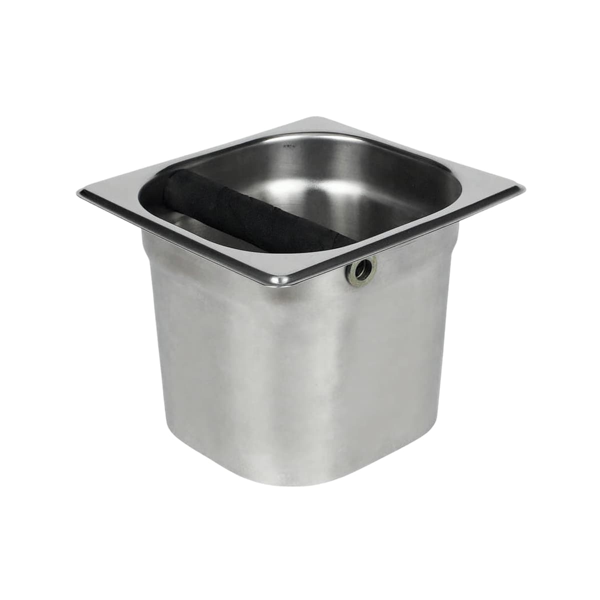 Coffee Knock Box 1/6 Size 7X6X5 IN Stainless Steel Square 1/Each