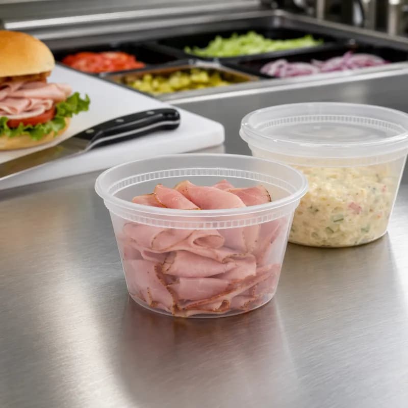 Victoria Bay Deli Container 16 OZ PP Clear Round 480/Case