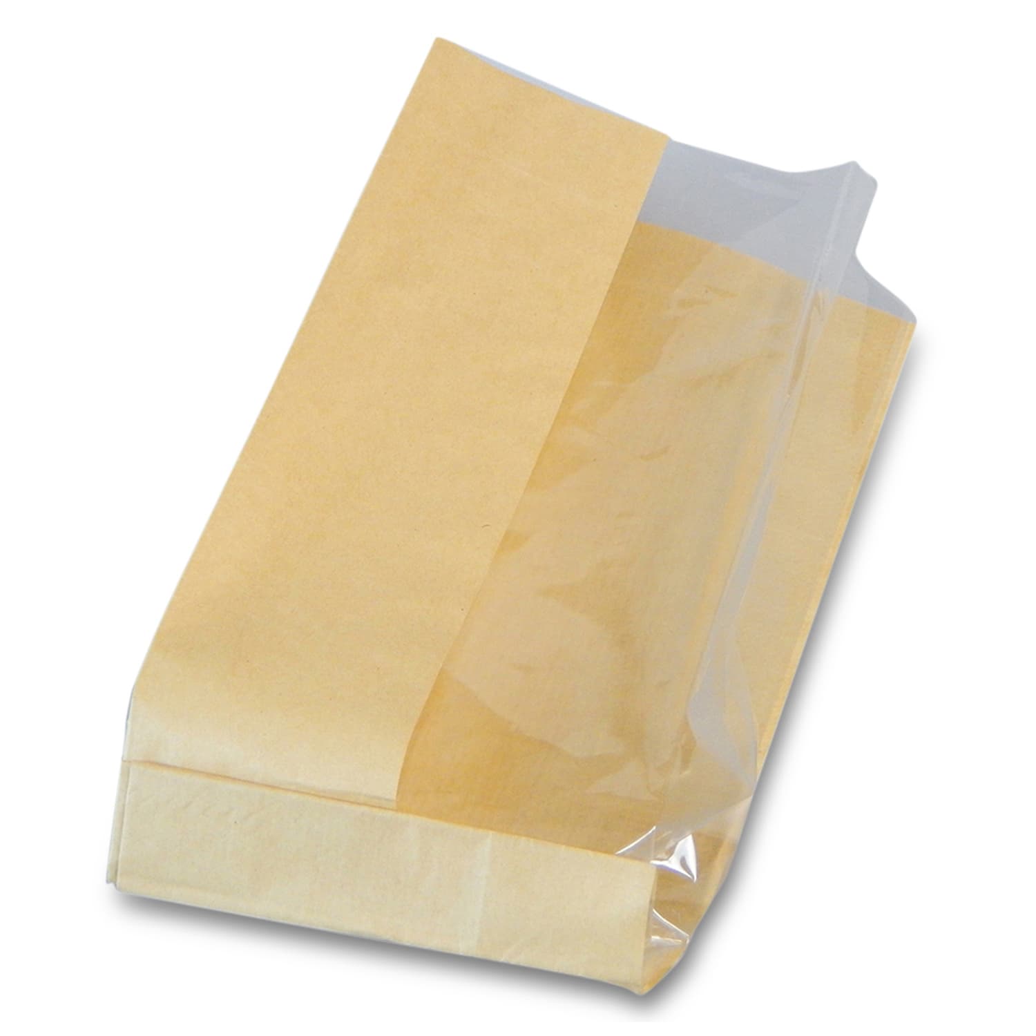 Bagcraft® Dubl View ToGo!® Bag 4.25X2.5X9.5 IN Kraft 500/Case