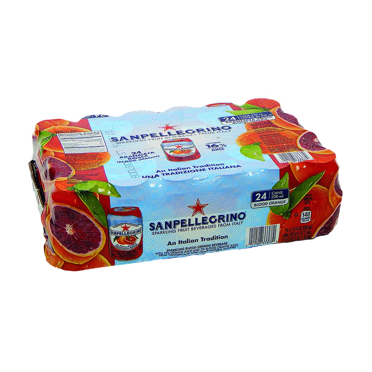 Sanpellegrino® Blood Orange Sparkling Mineral Water 330 mL 24/Case