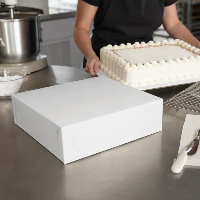 1/2 Sheet Cake Box 19.5X14X4.5 IN 2-Piece 50/Case