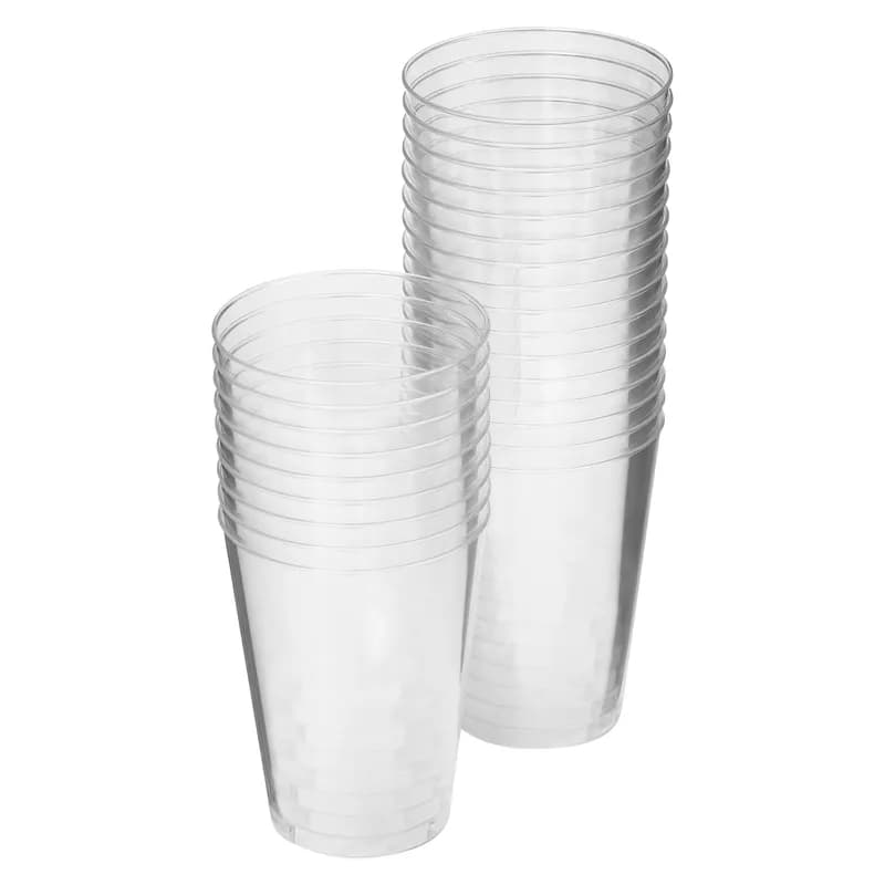 Victoria Bay Cold Cup Tumbler 8 OZ PS Clear 25 Count/Pack 20 Packs/Case 500 Count/Case