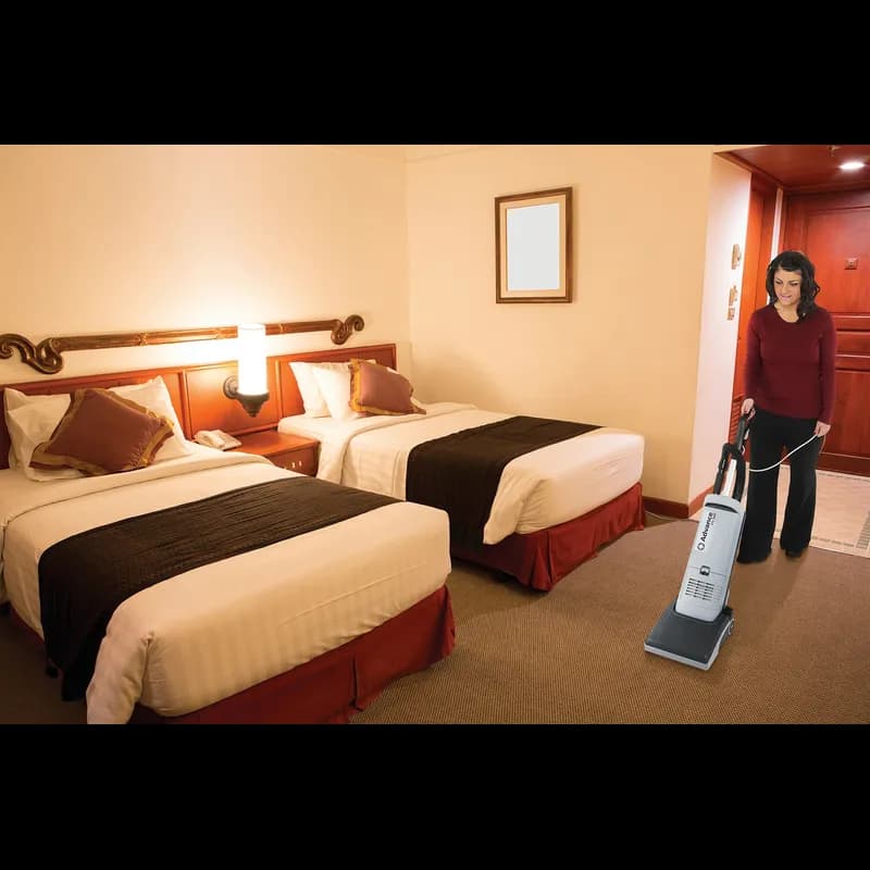 Advance Commercial Use Upright Vacuum 13.25X12.5X46.5 IN 3.4 QT 11.5IN Gray Plastic 9 amp 120 Volt With 33FT Cord 1/Each