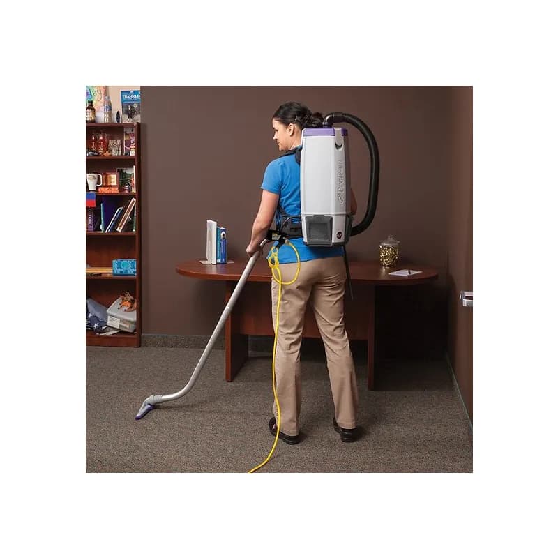 Super Coach Pro Backpack Vacuum 10 QT With 50FT Cord With Xover Multi-Surface Two-Piece Wand Tool Kit 1/Each