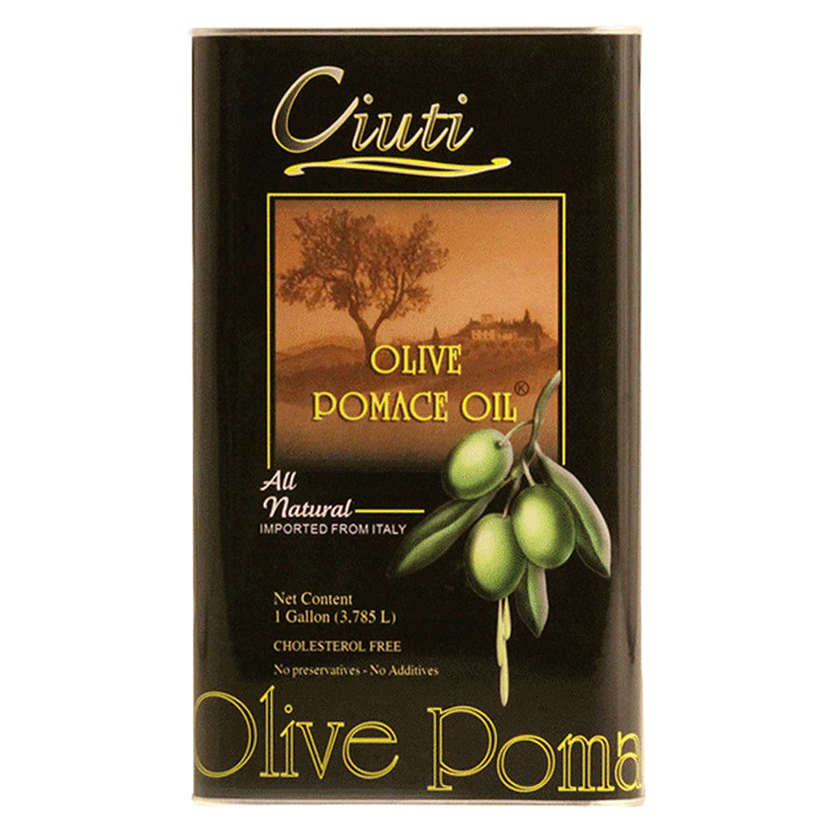 Olive Pomace Oil 1 GAL Tin 6/Case
