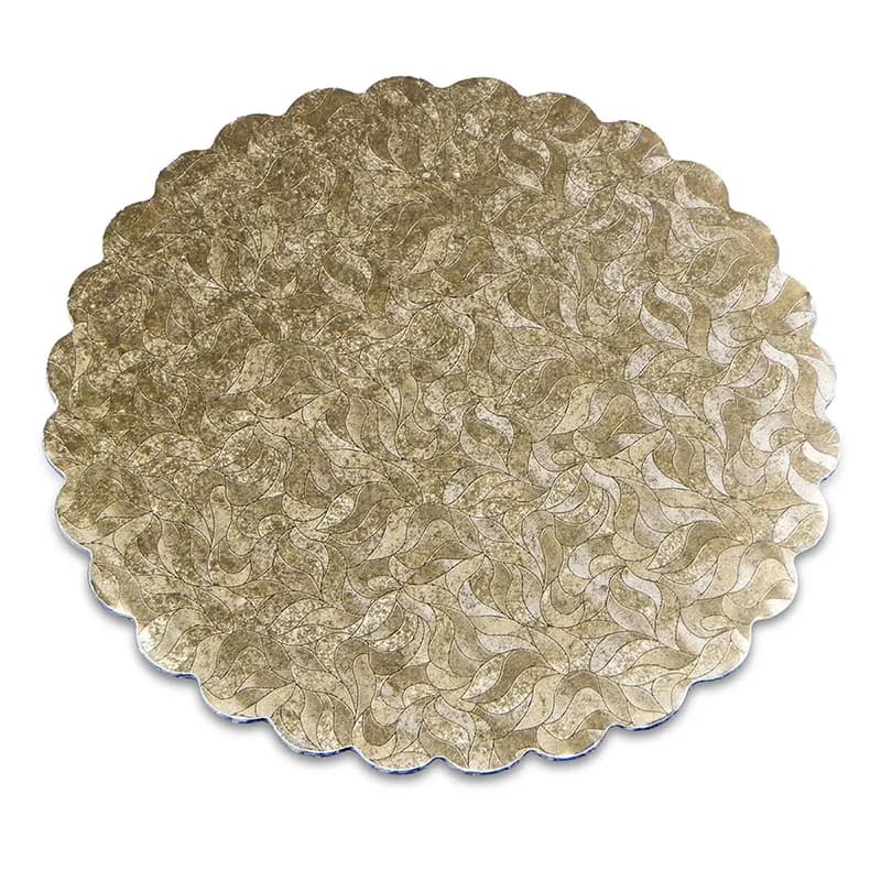 Victoria Bay Cake Circle 8 IN Corrugated Cardboard Gold 100/Case