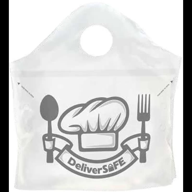 Pak-Sher® Super Wave® Style Bag High-Density Polyethylene (HDPE) Frosted Clear Tamper-Resistant 250/Case