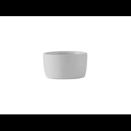 Pipkin 2.5 IN 2 OZ China White Round Smooth Fully Vitrified Oven Safe Dishwasher Safe Microwave Oven Safe 48/Case