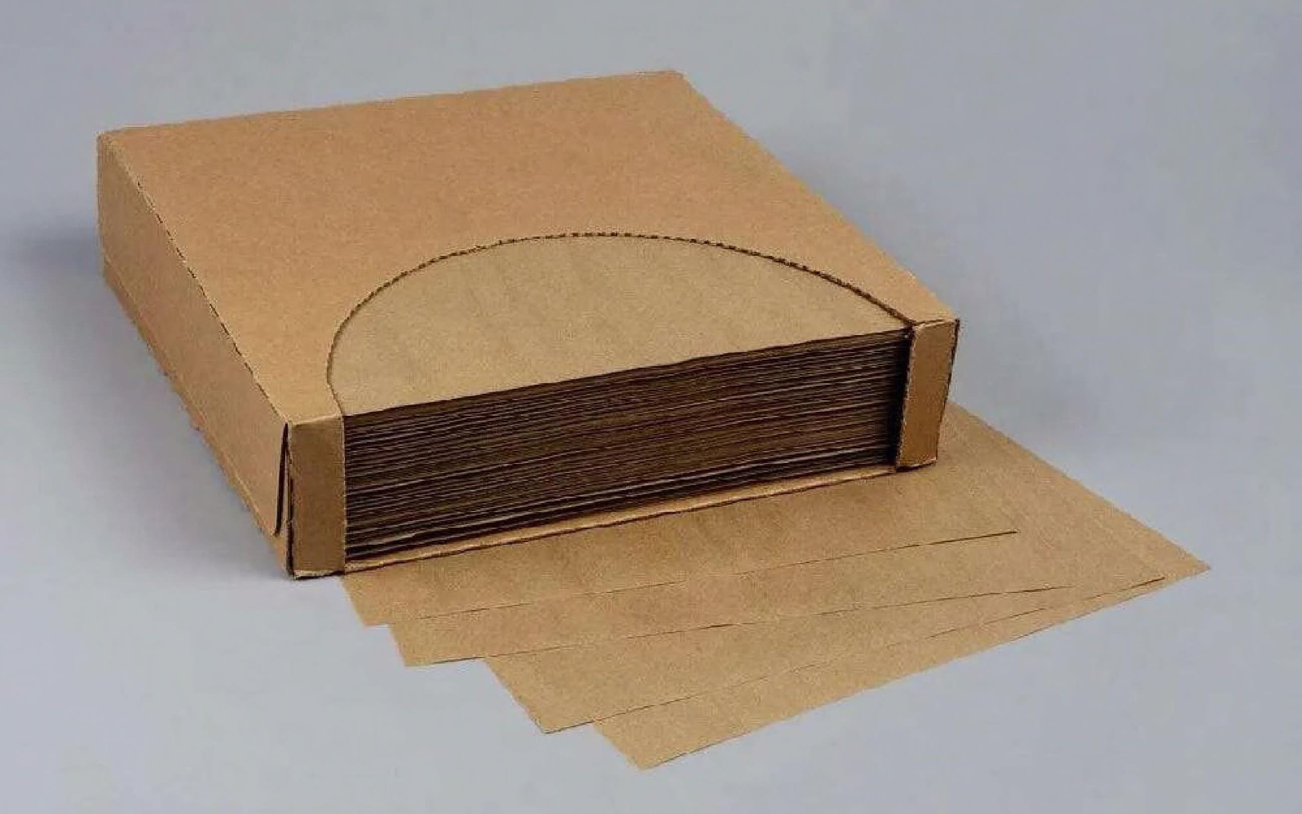 Food Wrap 12X12 IN Kraft Paper Natural Grease Resistant 5000/Case