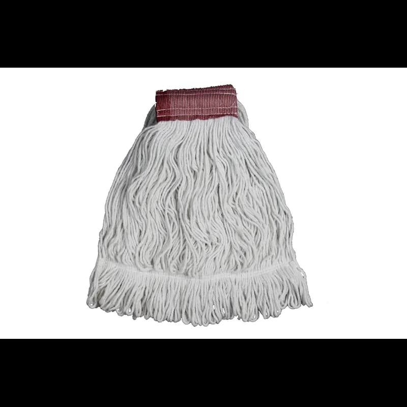 Mop Medium (MED) White Pre-Shrunk 1/Each
