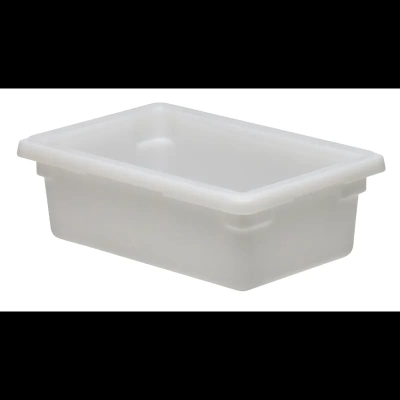 Food Storage Box Half Size 12X18X6 IN 3 GAL White PP 1/Each