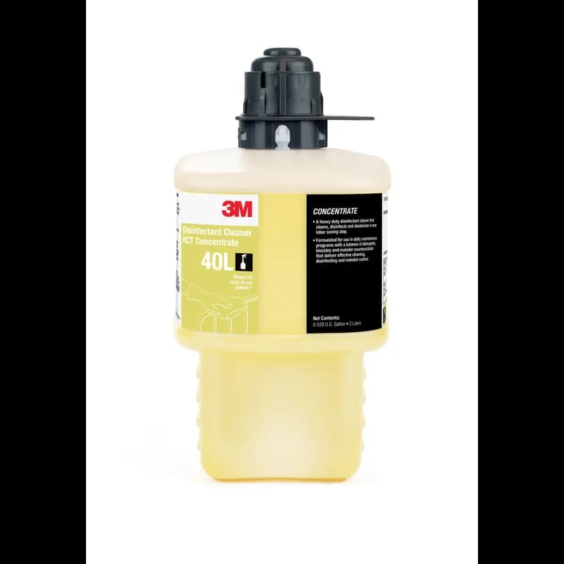 3M™ 40L Unscented One-Step Disinfectant 2 L Multi Surface Concentrate Quat No Rinse 1/Each