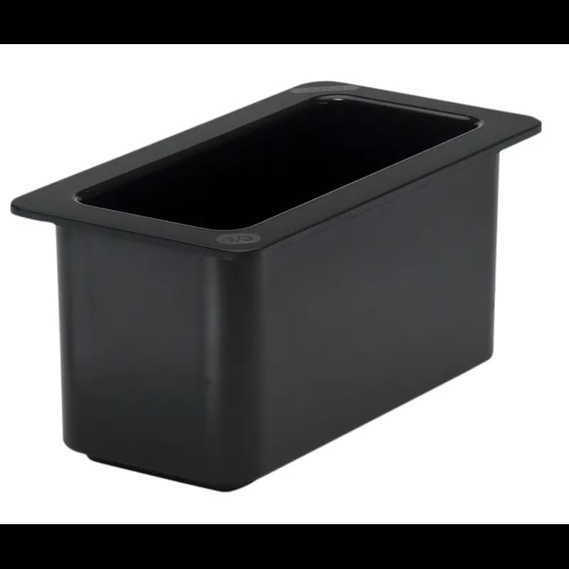Coldfest® Food Pan 1/3 6 IN Black 1/Each