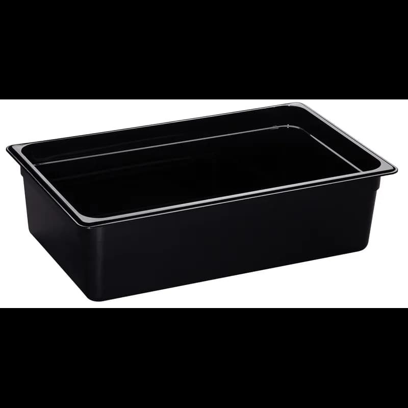Camwear® Food Pan Full Size 6 IN 20.6 QT Black 1/Each