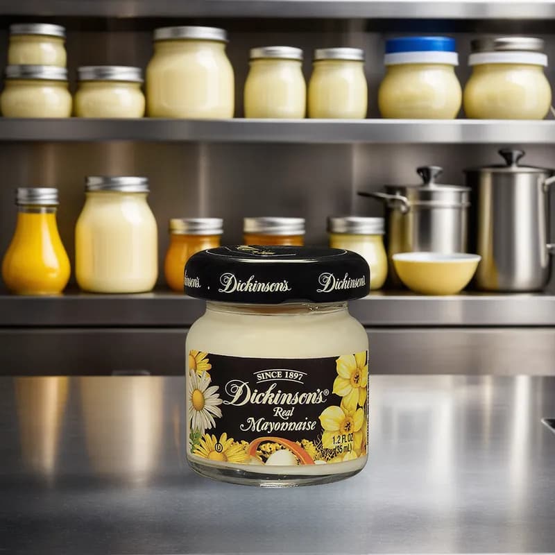 Dickinson's Mayonnaise 1.2 OZ Glass Jar 72/Case