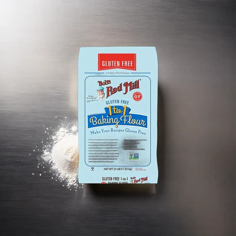 1-to-1 Baking Flour 25 LB Gluten Free 1/Bag
