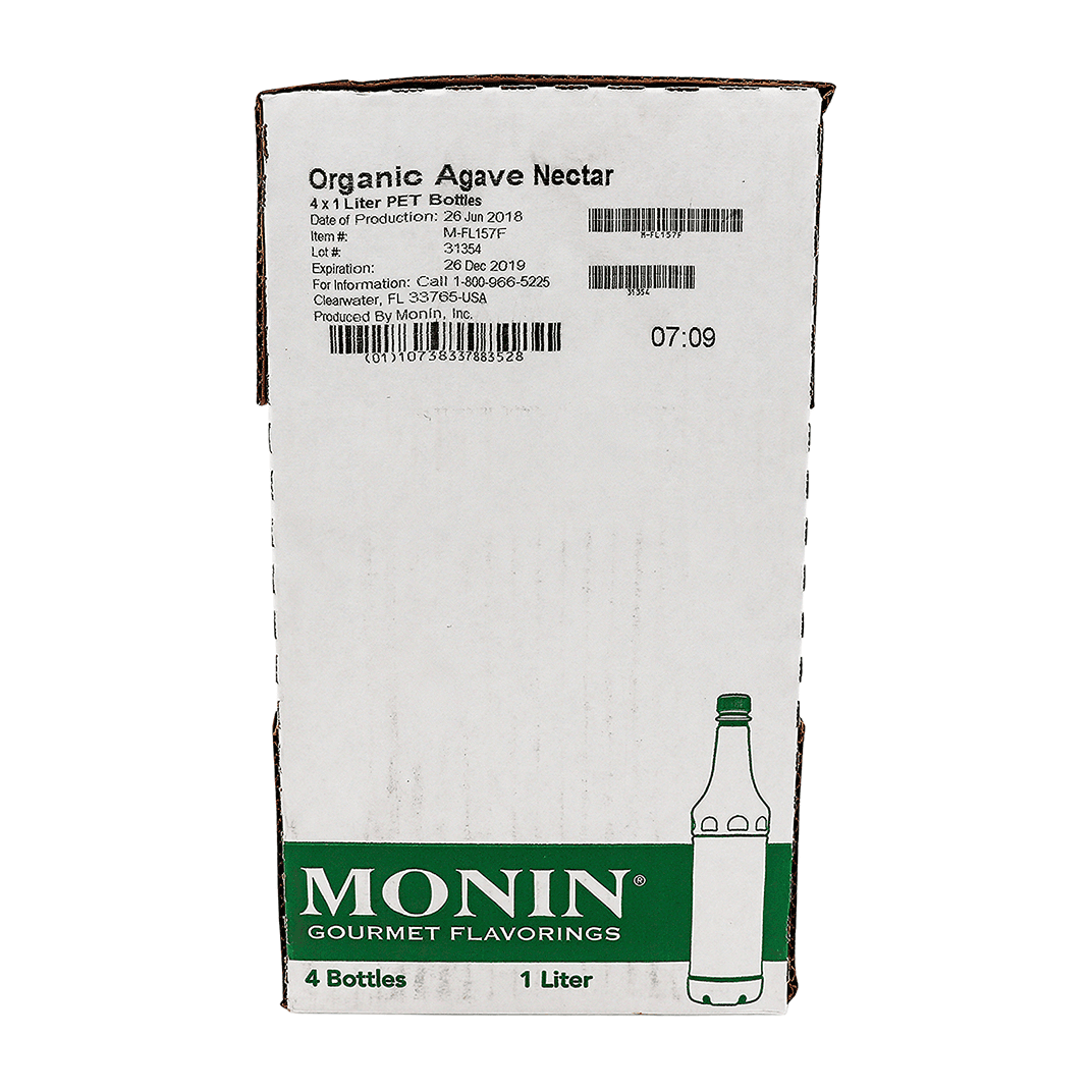 Agave Nectar Syrup 1 L Organic 4/Case