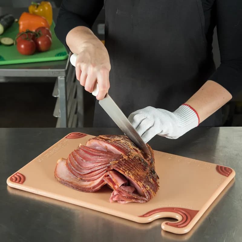 Saf-T-Grip™ Cutting Board 12X18X0.50 IN Brown 1/Each